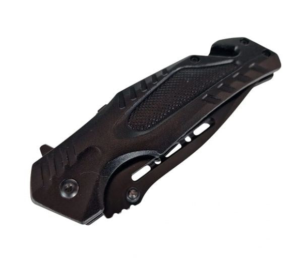 AZYMUT Rescue knife +belt cutter +glass breaker +case