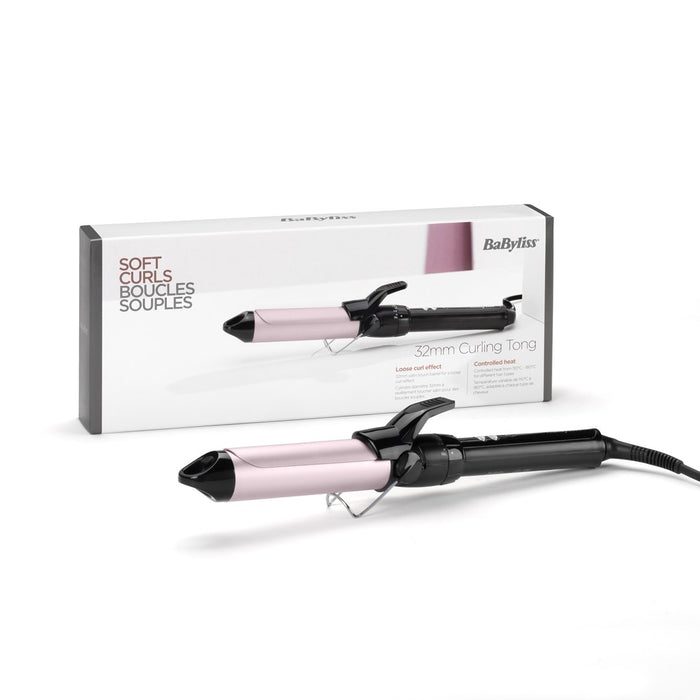 BaByliss Pro 180  C332E  Sublim’Touch 32 mm Curling iron Warm Black, Pink 70.9" (1.8 m)