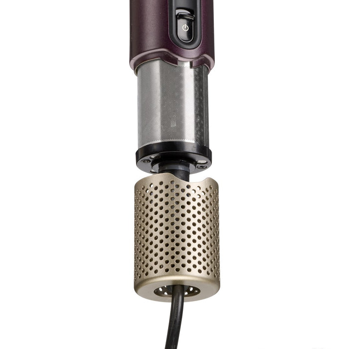 BaByliss Air Power AS6400E hair styling tool Straightening brush Airflow Maroon 900 W 2.5 m