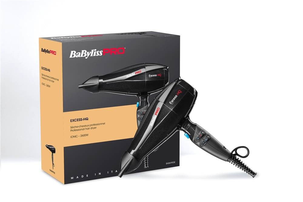 BaByliss Excess-HQ hair dryer 2600 W Black