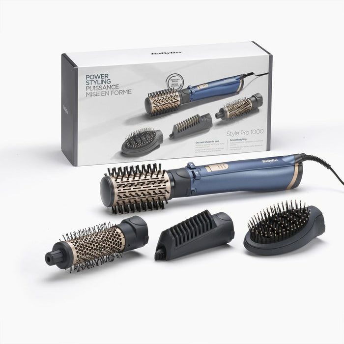 Heat Brush Babyliss AS965E Black Red 1000 W