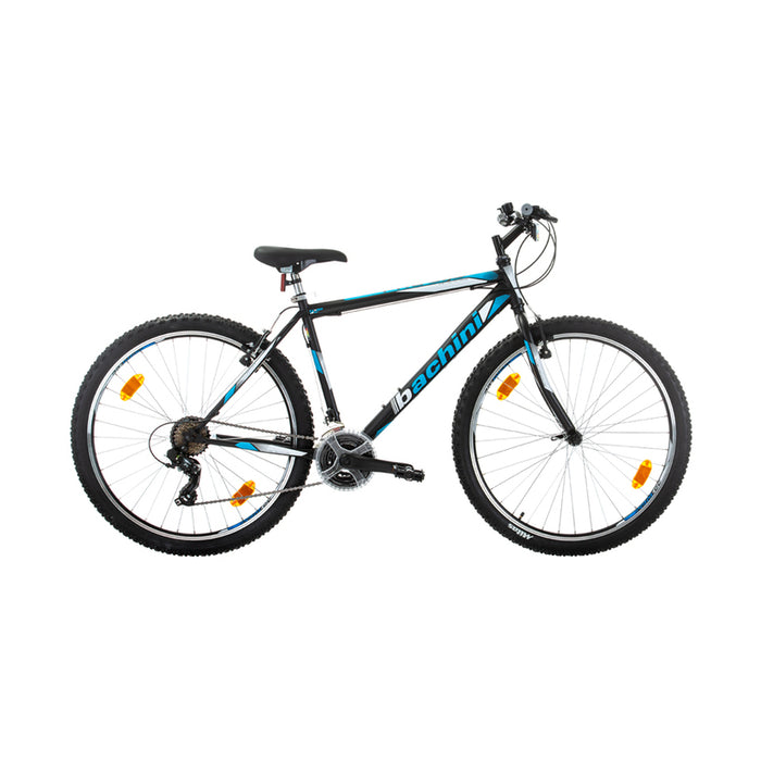 Bicycle BACHINI PRO BLACK/BLUE MATT 21 SPEEDS, STEEL FRAME