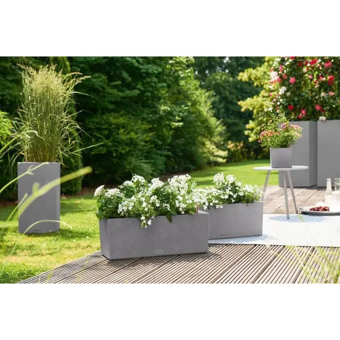 BALCONY 50CM LECHUZA STONE - Сандъци<<<Саксии кашпи и цветарници<<<Градина<<<Praktiker&&&Сандъци<<<Саксии кашпи и