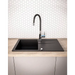 BALI sink (62x44) 1B1D black + Lungo mixer tap - SinksAGD-ZLE<<<Home Appliance - ProductsAGD<<<ActionPL