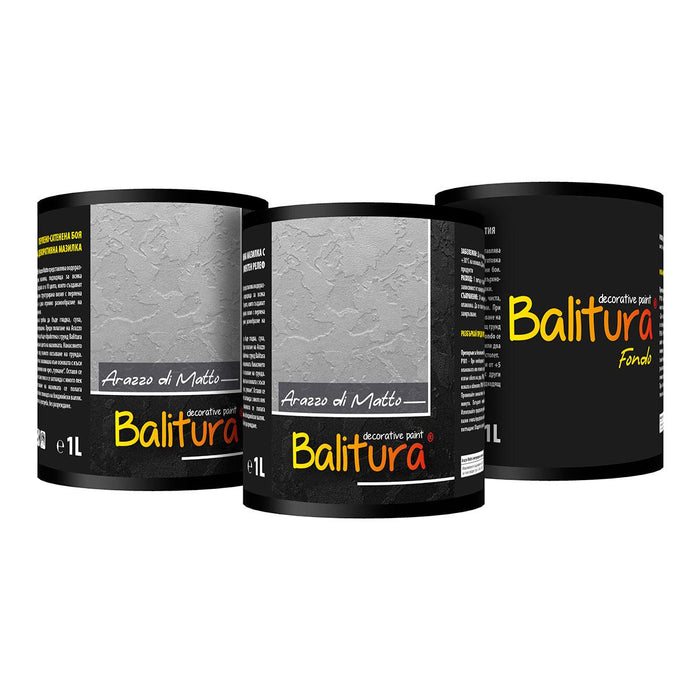 MATTE PLASTER WITH RELIEF MATTO NERO