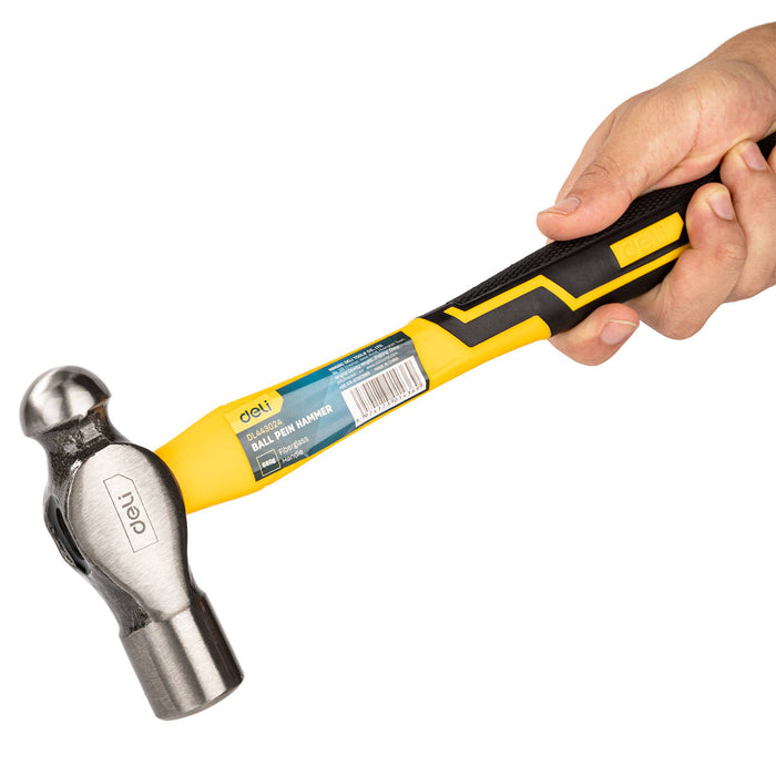 Ball Pein Hammer Deli Tools EDL443024 0.68kg (yellow) - Hammers<<<Tools<<<InnproXML
