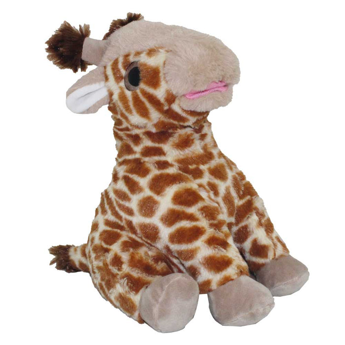 Interactive plush toy Bambolina Happy Pets - Little Giraffe Jiji, 36 cm