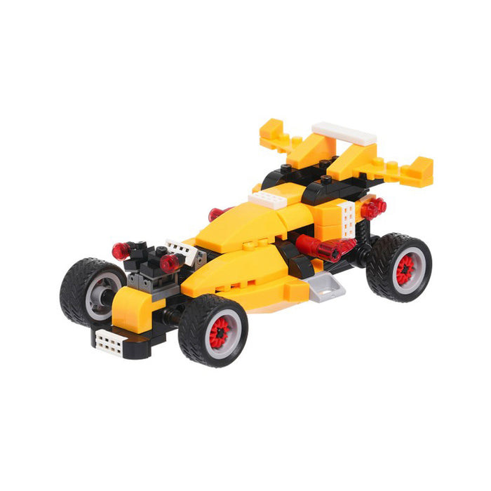 BANBAO RACING CAR F1 YELLOW, 132 PIECES