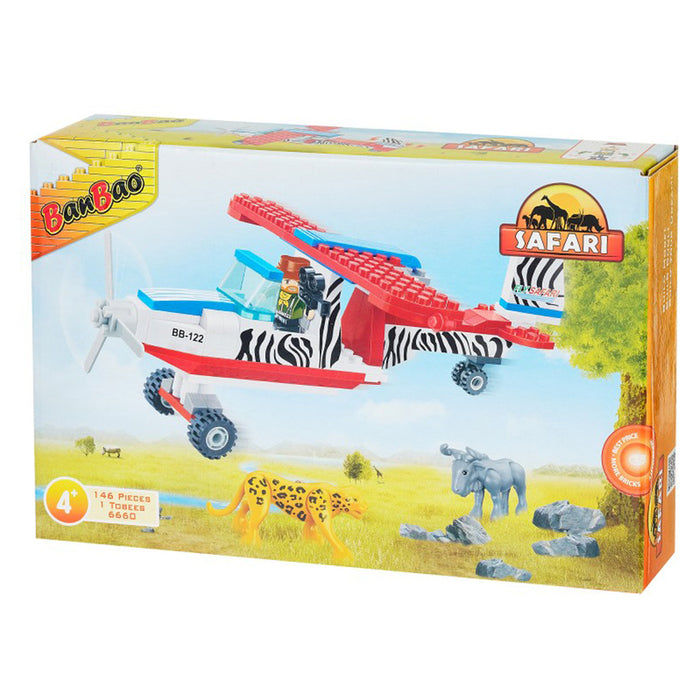BANBAO SAFARI AIRPLANE 146 PARTS