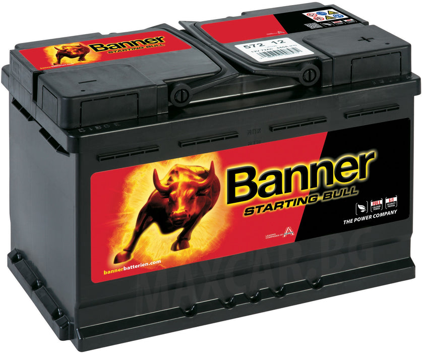 BANNER STARTING BULL 72AH 640A R+