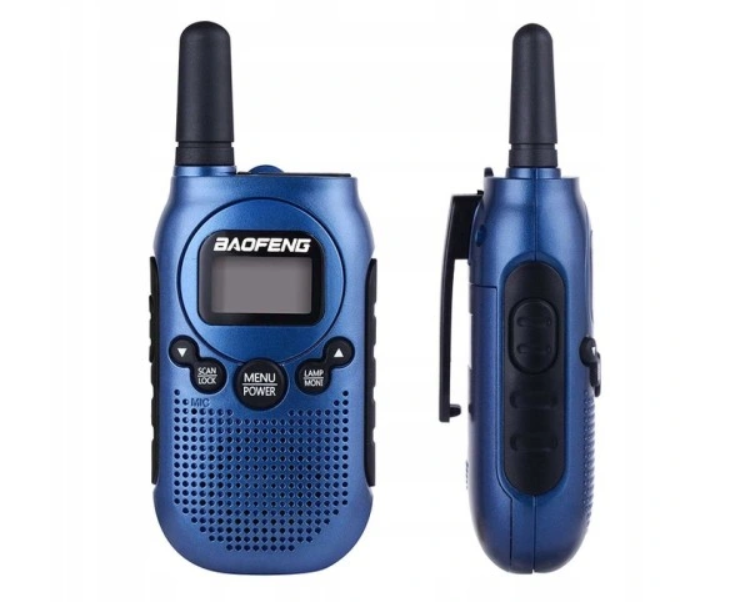 Walkie-Talkie Baofeng BF-T6 Panda Blue, 2 pcs