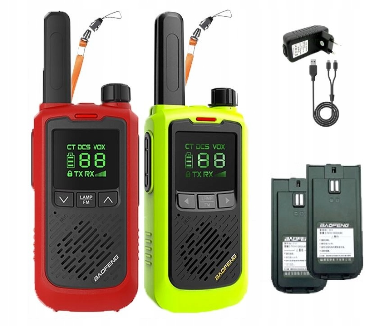 Walkie-Talkie Baofeng BF-T17 yellow, 2 pieces