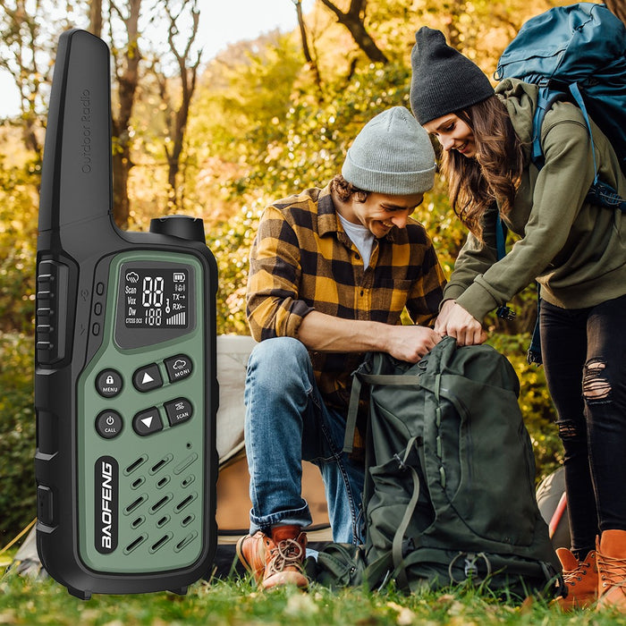 Walkie-Talkie Baofeng BF-T25E Green, 2 pieces