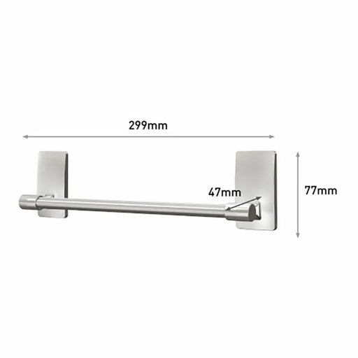 Bar towel rail Command 29,9 x 7,7 x 4,7 cm Metal - Баня<<<Дом Градина<<<BigBuy&&&Завеси и килими<<<Баня<<<Дом