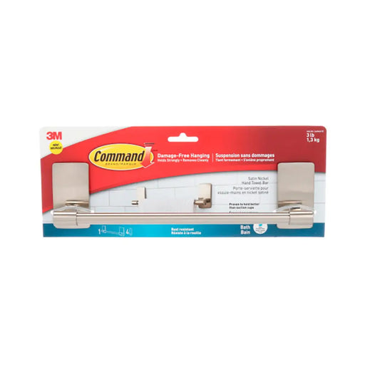 Bar towel rail Command 29,9 x 7,7 x 4,7 cm Metal - Баня<<<Дом Градина<<<BigBuy&&&Завеси и килими<<<Баня<<<Дом