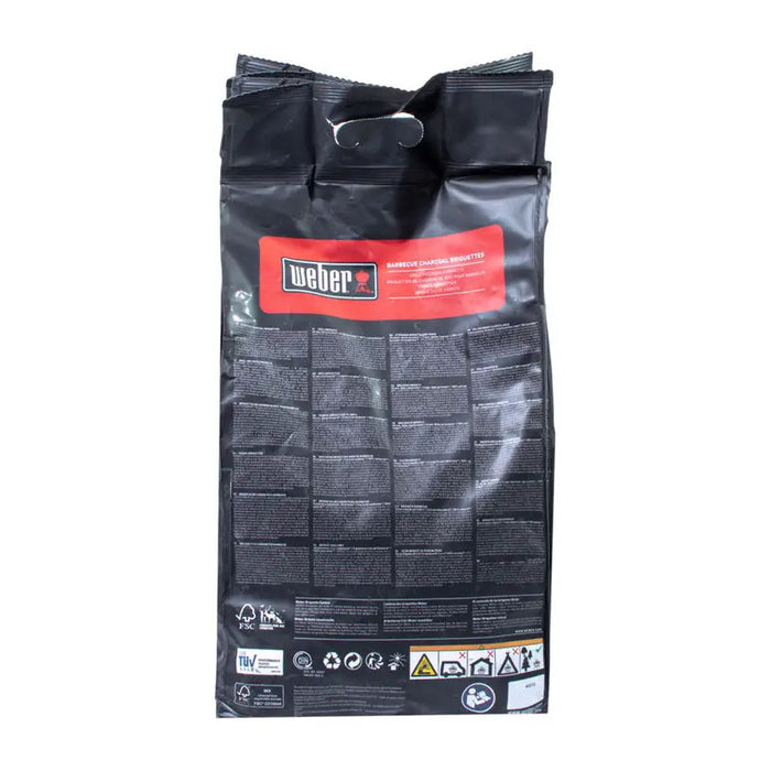 BARBECUE BRIQUETTES 4KG WEBER 17590 - Оборудване барбекю<<<Барбекю<<<Градина<<<Praktiker&&&Въглища и