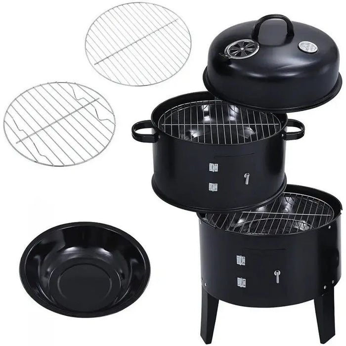 BARBECUE SMOKER BBQ C80901500/C83000280 - Барбекю<<<Барбекю<<<Градина<<<Praktiker