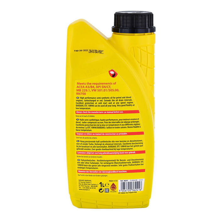 MOTOR OIL HTS 10W40 1L BARDAHL BAR-36241