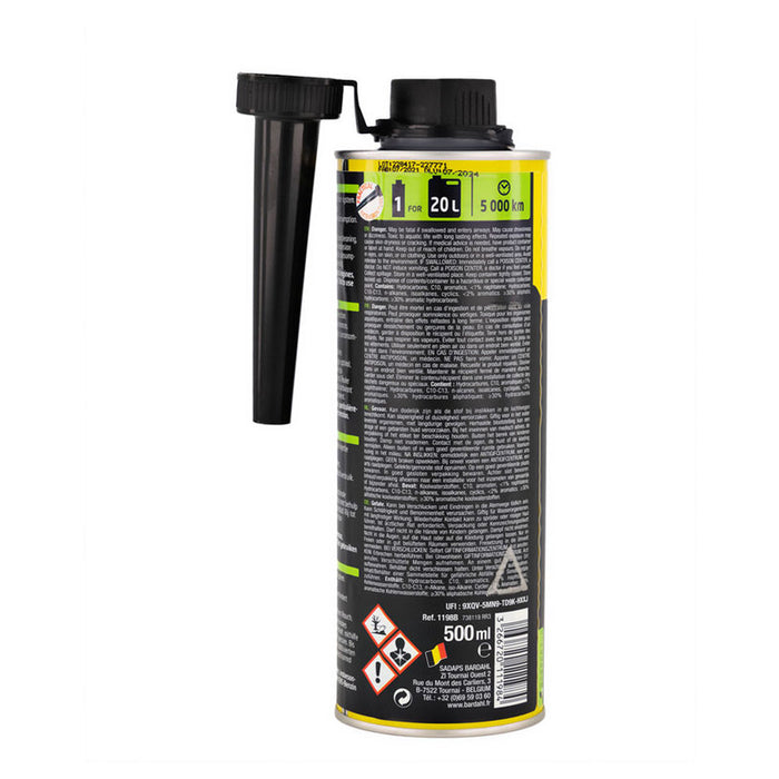 FUEL SYSTEM CLEANING PETROL 6B1 500ML BARDAHL BAR-1198