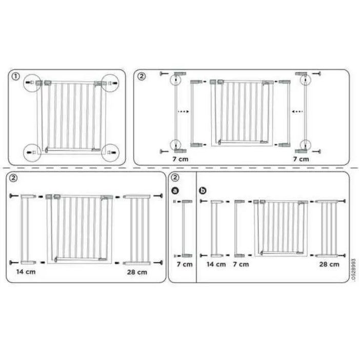 Barrier extensions Safety 1st 14 cm - Сигурност Удома<<<Дом Градина<<<BigBuy&&&Системи за сигурност<<<Сигурност