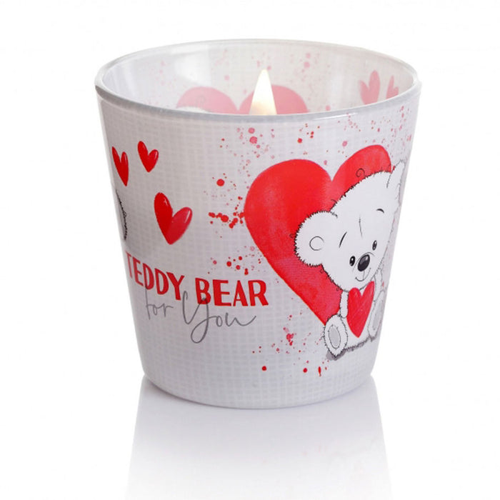 TEDDY BEAR BARTEK GLASS CANDLE