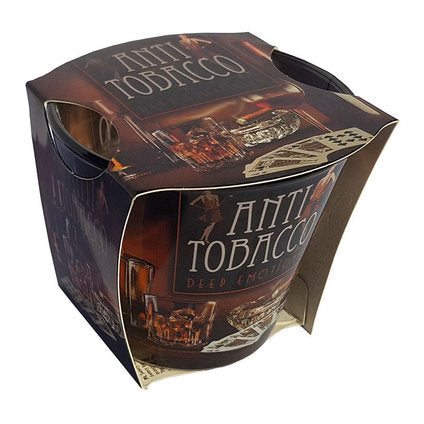 CANDLE GLASS ANTI-TOBACCO 115 GR BARTEK