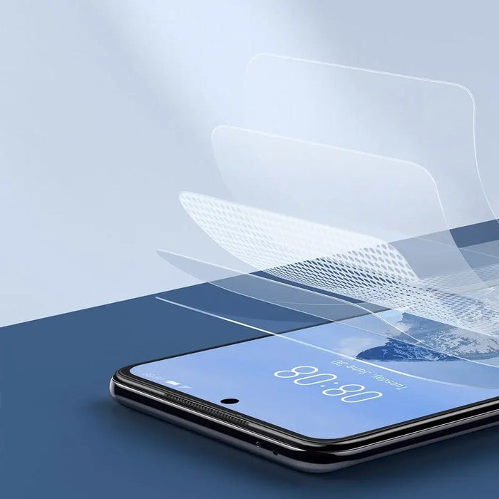 Baseus 2x Full Screen Protector Film 0.15mm for Xiaomi Redmi K40 / K40 Pro / Poco F3 Transparent (SGMIK40-02) - Cell