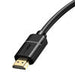 Baseus 2x HDMI 2.0 4K 60Hz Cable 3D HDR 18Gbps 1m (black) - Video cables<<<Cables<<<IT Accessories<<<InnproXML&&&Video