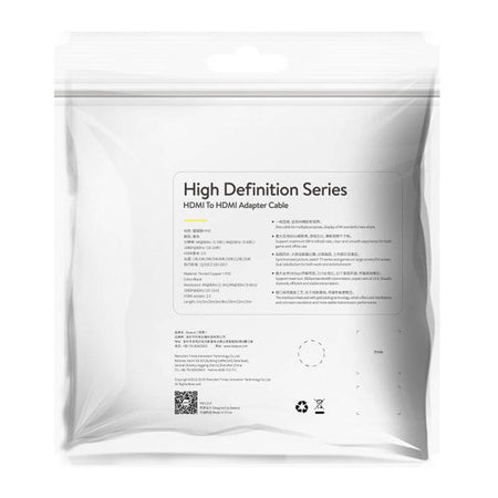 Baseus 2x HDMI 2.0 4K 60Hz Cable 3D HDR 18Gbps 2m (black) - Video cables<<<Cables<<<IT Accessories<<<InnproXML&&&Video