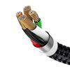 Baseus 3in1 Cable USB-C / Lightning / Micro 3,5A 0,3m (Black) - Combo Cables<<<USB cables<<<GSM