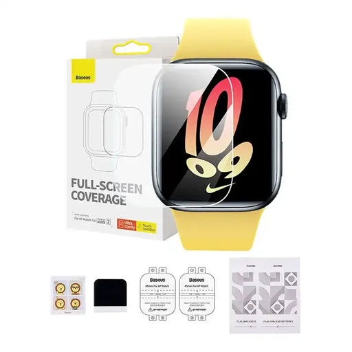 Baseus 45mm Protective Film for AP Watch 7/8 Clear - For smartwatches<<<Tempered glass and screen protectors<<<GSM