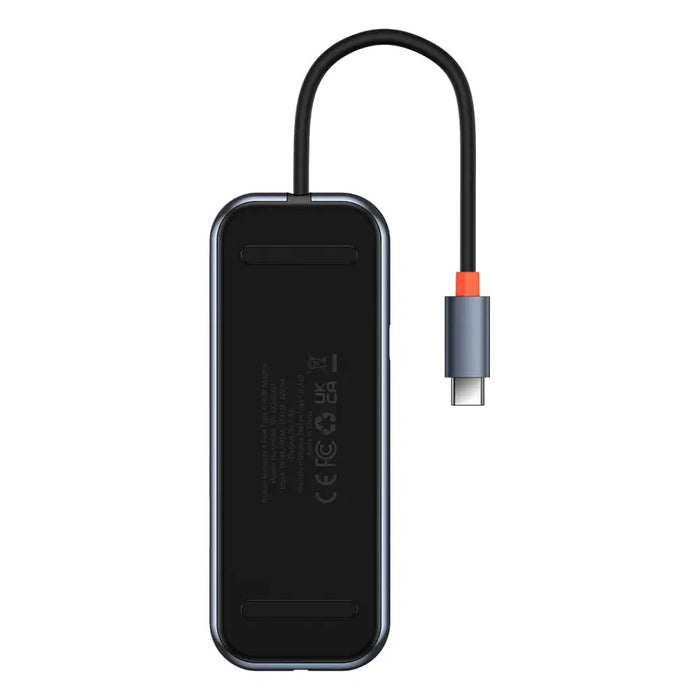Baseus AcmeJoy HUB 4-port (USB-C to 1x USB-C PD&Data/3x USB3.0) dark gray (WKJZ010013) - USB hubs<<<HurtelXML
