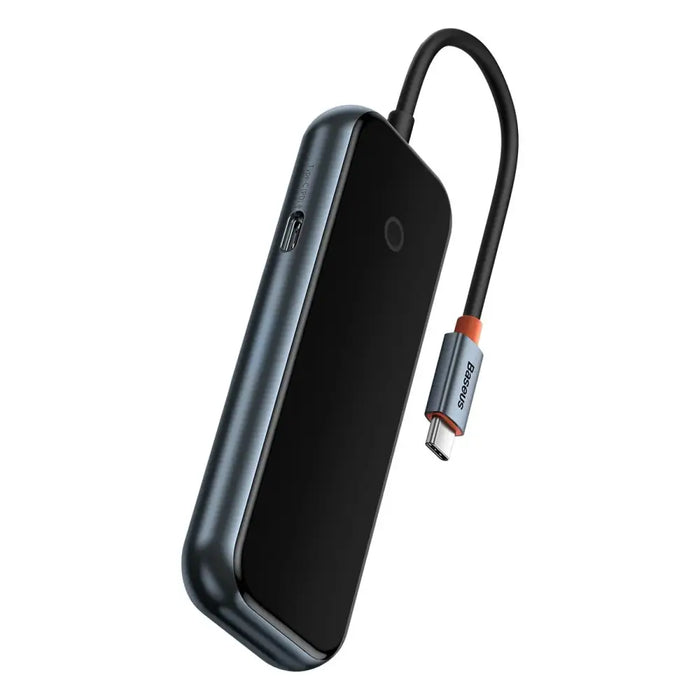 Baseus AcmeJoy HUB 4-port (USB-C to 1x USB-C PD&Data/3x USB3.0) dark gray (WKJZ010013) - USB hubs<<<HurtelXML