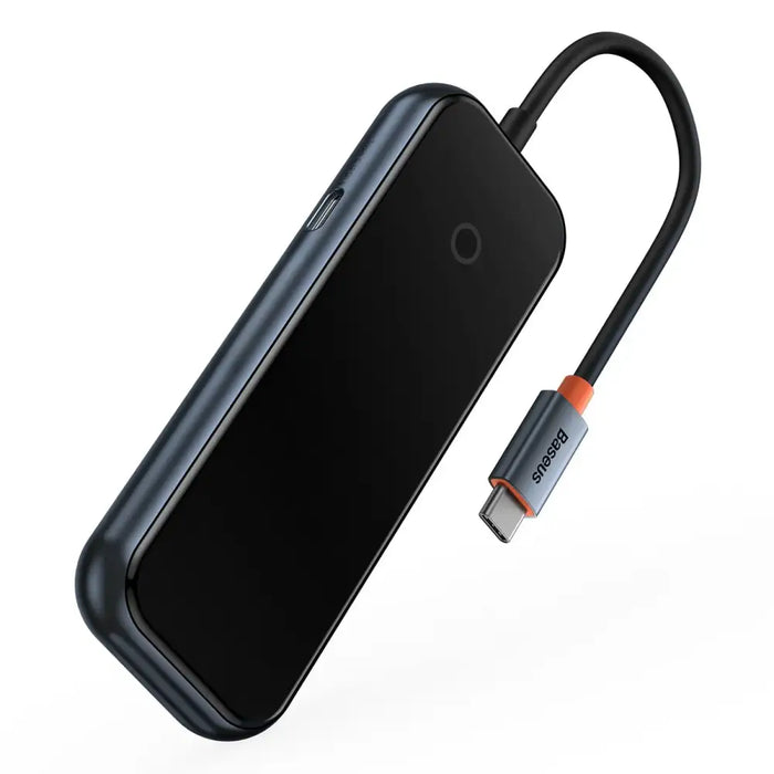 Baseus AcmeJoy HUB 4-port (USB-C to 1x USB-C PD&Data/3x USB3.0) dark gray (WKJZ010013) - USB hubs<<<HurtelXML