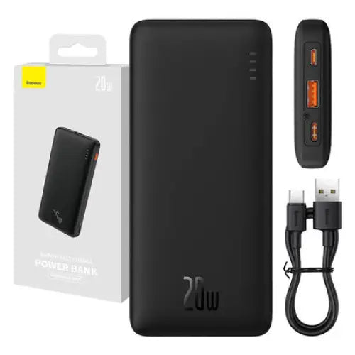 Baseus Airpow 10000mAh 20W powerbank (black) - Powerbanks<<<GSM