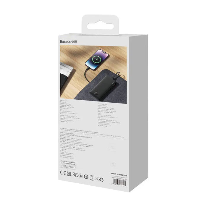 Baseus Airpow 10000mAh 20W powerbank (black) - Powerbanks<<<GSM