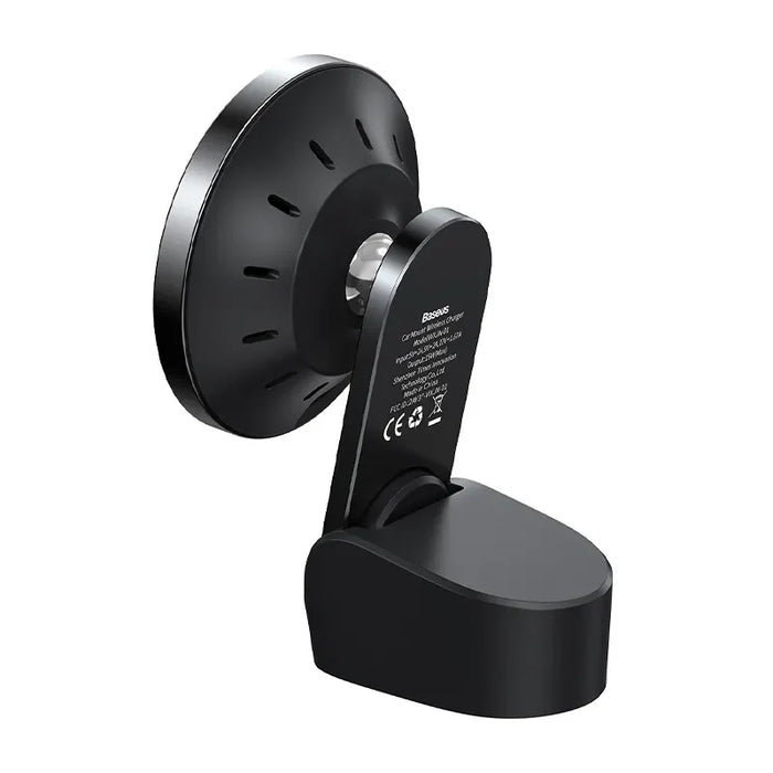 Baseus Big Energy car mount with wireless charger 15W for Iphone 12 / Iphone 13 (Black) - Phone holders<<<Car