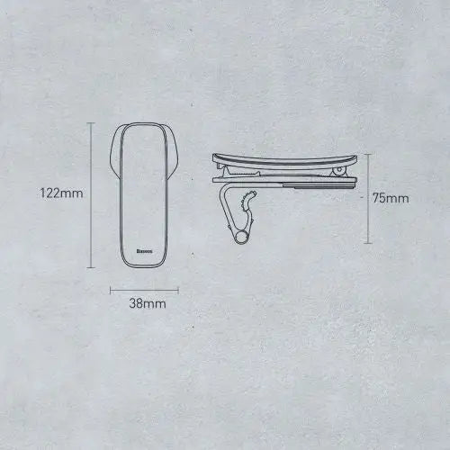 Baseus Big Mouth Pro car holder (black) - Car mount<<<Accessories<<<Основна<<<DunaXML&&&Phone holders<<<Car