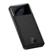Baseus Bipow Fast Charging Power Bank 10000mAh 20W Black (Overseas Edition) + USB-A - Micro USB 0.25m Black Cable