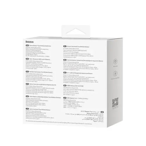 Baseus Bowie EZ10 TWS Bluetooth 5.3 wireless headphones - white - Audio<<<Основна<<<DunaXML&&&Headphones