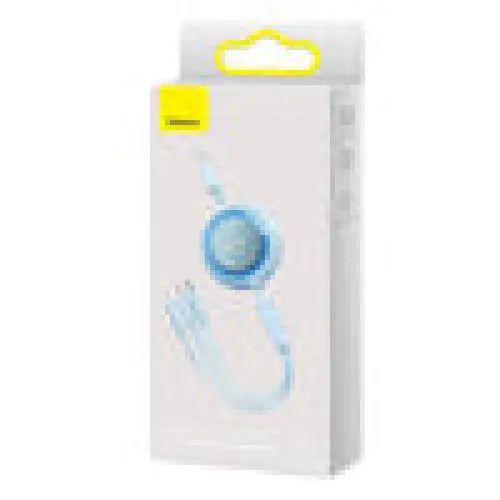 Baseus Bright Mirror 2 USB 3-in-1 cable for micro USB / USB-C / Lightning 3.5A 1.1m (Sky blue) - Combo Cables<<<USB
