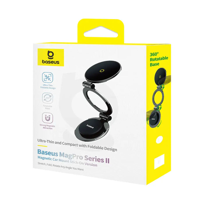 Baseus BS-CW06 MagPro II Phone Holder with MagSafe for Dashboard - Black - Cell phone holders<<<HurtelXML