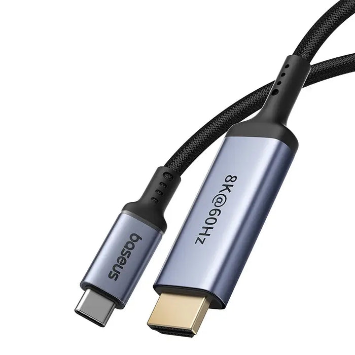 Baseus BS-OH064 8K 60Hz USB-C - HDMI cable 1.5m - black - Video cables<<<HurtelXML&&&USB cablesAKG-KAB<<<GSM