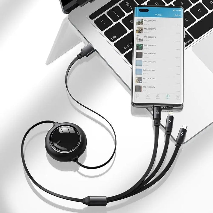 Baseus Cable Bright Mirror 3in1 - Кабели<<<Кабели и адаптери<<<Аксесоари<<<MediaTrade