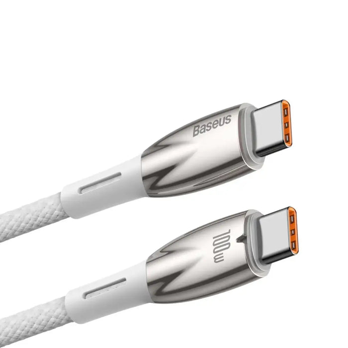 Baseus CADH000802 USB-C - USB-C PD cable 100W 5A 480Mb/s 2m - white - Cell phone cables<<<HurtelXML