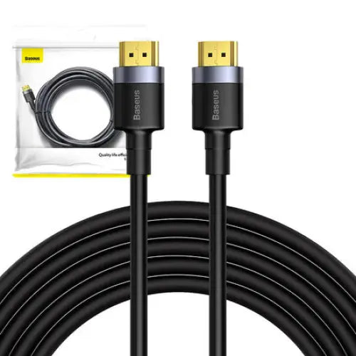 Baseus Cafule 4KHDMI Male To 4KHDMI Male Adapter Cable 5m Black - Video cables<<<Cables<<<IT