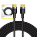 Baseus Cafule 4KHDMI Male To 4KHDMI Male Adapter Cable 5m Black - Video cables<<<Cables<<<IT