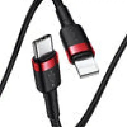 Baseus Cafule Cable Type-C to iP PD 18W 1m Red + Black - USB-C to Lightning<<<USB cables<<<GSM Accessories<<<InnproXML