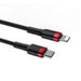 Baseus Cafule Cable Type-C to iP PD 18W 1m Red + Black - USB-C to Lightning<<<USB cables<<<GSM Accessories<<<InnproXML