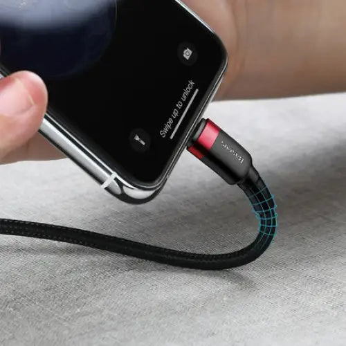 Baseus Cafule Cable Type-C to iP PD 18W 1m Red + Black - USB-C to Lightning<<<USB cables<<<GSM Accessories<<<InnproXML